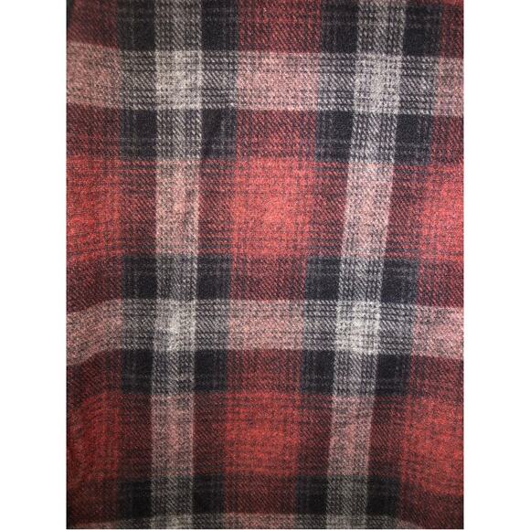 Hue Plaid Flannel Legging Size XL Skinny Pant Stretch Red Black Goth Grunge - Picture 3 of 9